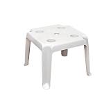 ΤΡΑΠΕΖΙ ΠΑΡΑΛΙΑΣ Fylliana ΜΕ ΠΟΤΗΡΟΘΗΚΕΣ SUN ΛΕΥΚΟ 40*45*45 s.of