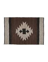 Χαλί δερμάτινο καφέ χρ. 120Χ170