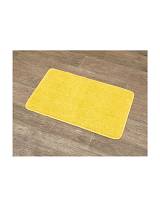 Χαλί μπάνιου microfiber με λάστιχο κίτρινο 45Χ75