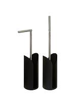 Βάση μεταλ.μαύρο  χρ. για χαρτιά υγείας