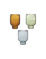 Βάζο γυαλ.Bubbly 17X24,5 3χρ.