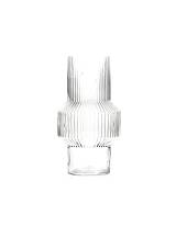 Βάζο γυαλ.Retro διαφ.15Χ30