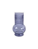 Βάζο γυαλ.μπλε 20Χ35,5