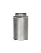 Βάζο μεταλ.Bullet ασημί 19,5Χ33,5