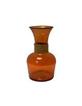 Βάζο με raffia Florero καφέ 19Χ33