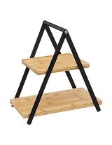 Δίσκος σερβ.2οροφος bamboo 28Χ15,6Χ29,3