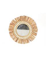 Καθρέπτης Tanani με raffia Φ50