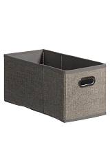 Κουτί αποθ.υφασμ.γκρι  15,5Χ31Χ15,2