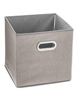 Κουτί αποθ.υφασμ.μπεζ 31Χ31Χ31