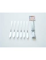 Μαχαίρι βουτύρου stainless steel σετ/6