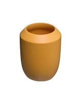 Ποτήρι μπάνιου κεραμ.TRIO κίτρινο