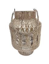 Φανάρι τεχνητή raffia φυσικό 28Χ41