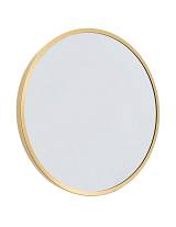 Καθρέπτης μεταλ.χρυσό πλαίσιο Φ40