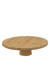 Πιατέλα σερβ.με πόδι bamboo Φ28