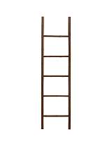 Σκάλα bamboo καφέ  Χ5,  46Χ2,5Χ170