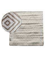 Χαλί εξ.χώρου pp γεωμετρικό μπεζ  120Χ180