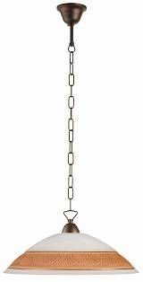 Φωτιστικό μονόφωτο γυαλί καφέ Ε27 Φ45