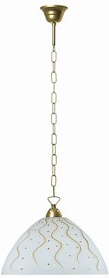 Φωτιστικό μονόφωτο γυαλί χρυσό Ε27 Φ36