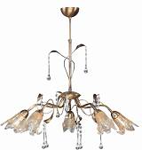 Φωτιστικό Πολύφωτο 5φ Μέταλλο μπρονζέ/Γυαλί Ε14