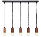 Φωτιστικό πολύφωτο 5φ αλουμίνιο/plexi G9