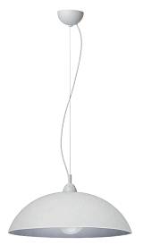 Φωτιστικό μονόφωτο Plexiglass  λευκό/ασημί  Ε27 Φ40