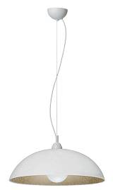 Φωτιστικό μονόφωτο Plexiglass  λευκό/χρυσό  Ε27 Φ40