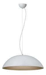 Φωτιστικό μονόφωτο Plexiglass  λευκό/χρυσό  3χΕ27 Φ47