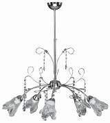 Φωτιστικό Πολύφωτο 5φ Μέταλλο χρώμιο/Γυαλί Ε14