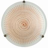 Φωτιστικό Πλαφονιέρα Γυαλί καφέ Ε27 Φ30