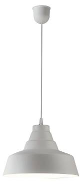 Φωτιστικό μονόφωτο αλουμίνιο λευκό Ε27 Φ30