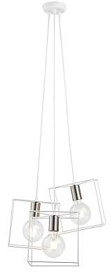 Φωτιστικό Πολύφωτο 3φ Μέταλλο λευκό Ε27