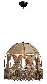 Φωτιστικό μονόφωτο  σχοινί natural Ε27 Φ60