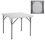 BLOW Τραπέζι Συνεδρίου - Catering Πτυσσόμενο, Μέταλλο Βαφή Γκρι, HDPE Άσπρο Ε-00011447 ΕΟ173