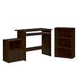 DECON Set Γραφείο Καρυδί: Γραφείο 90x50x75cm Βιβλιοθήκη 50x23x80cm Ντουλάπι 41x29x54cm Ε-00016748 ΕΟ3035,1