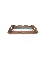 Δίσκος ξύλινος καφέ washed 47.5Χ27Χ8