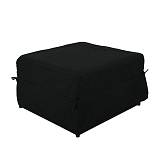 LOGAN Σκαμπό - Κρεβάτι, Σαλονιού - Καθιστικού, Στρώμα 7cm, Ύφασμα Μαύρο Ε-00017885 Ε9597,10