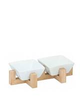 Μπωλάκια πορσ.σε βάση ξύλινη σ/3