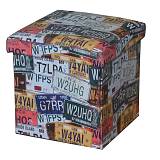 ORION Σκαμπό Αποθηκευτικό - Βοηθητικό, PU Deco Label Ε-00016868 Ε7044,5