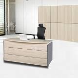PROGRESS Γραφείο 140x80cm Απόχρωση Elm - Grey Ε-00023288 ΕΟ832