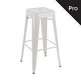 RELIX Σκαμπό Bar, Μέταλλο Βαφή Άσπρο Ε-00023578 Ε5190,W