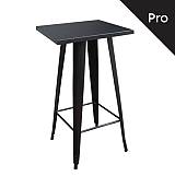 RELIX Τραπέζι Bar-Pro, Μέταλλο Βαφή Μαύρο Ε-00016076 Ε5203,11