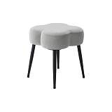 ΣΚΑΜΠΟ Fylliana 232009 ΜΠΕΖ ΧΡΩΜΑ ΜΕ ΜΑΥΡΑ ΜΕΤΑΛΛΙΚΑ ΠΟΔΙΑ 36x36x40εκ