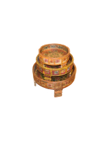 Σοφράς ξύλινος almirah Φ30εκ. 2σχ.