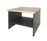 Τραπεζάκι Επισκέπτη Απόχρωση Dark Grey - Beech Ε-00013724 ΕΟ129,2