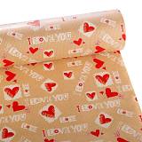 ΧΑΡΤΙ ΠΕΡΙΤΥΛΙΓΜΑΤΟΣ CRAFT ΛΕΥΚΟ ΜΕ ΚΑΡΔΙΕΣ 60ΕΚ X 50 ΜΕΤΡΑ