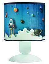 Φωτιστικό πορτατίφ παιδικό αμπαζούρ  πύραυλος Ε27 Φ15