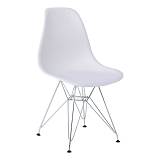 ART Καρέκλα Τραπεζαρίας Κουζίνας Μέταλλο Χρώμιο - PP Άσπρο Ε-00018327 ΕΜ124,11P