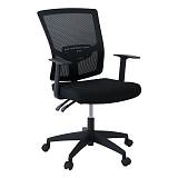 BF2910 Πολυθρόνα Γραφείου Μαύρο Mesh - Ύφασμα Μαύρο Ε-00022849 ΕΟ523,1