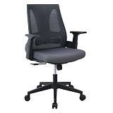 BF8760 Πολυθρόνα Γραφείου, Mesh Γκρι, Ύφασμα Γκρι Ε-00023438 ΕΟ609,2