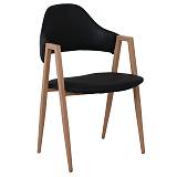 DELTA Πολυθρόνα Μέταλλο Βαφή Φυσικό, Pu Μαύρο Ε-00020515 ΕΜ130,6